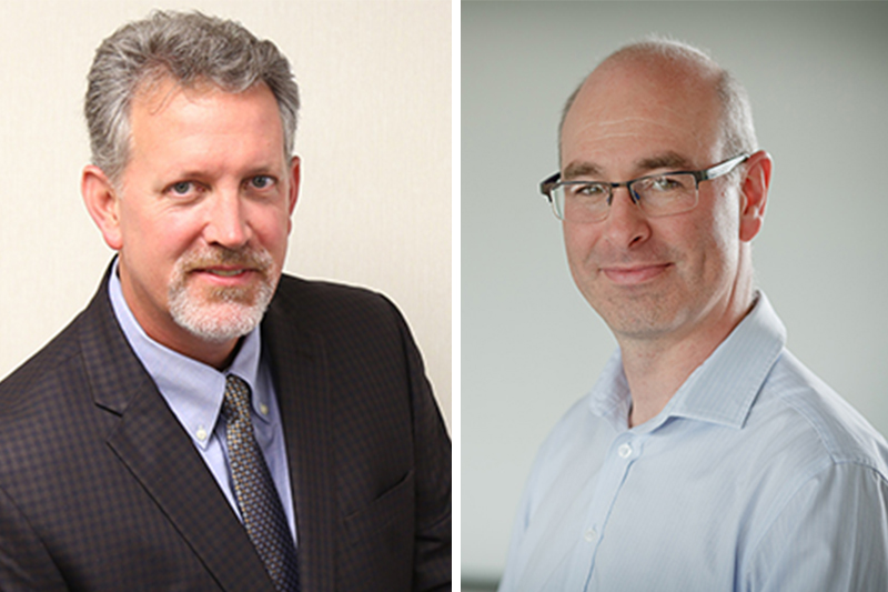 SPX FLOW recently hired Bryan Rumrill and Paul Baker, right.