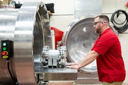 Explosion vessel at UL’s new hazardous locations (HazLoc) laboratory. Image courtesy of UL Explosion vessel at UL’s new hazardous locations (HazLoc) laboratory. Image courtesy of UL