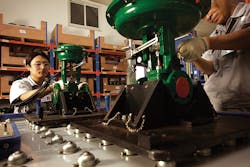 Figure 1. Control valve components from China and other countries are perfectly acceptable if manufacturing processes are certified and approved by major valve vendors. All images courtesy of Emerson Automation Solutions. Figure 1. Control valve components from China and other countries are perfectly acceptable if manufacturing processes are certified and approved by major valve vendors. All images courtesy of Emerson Automation Solutions.