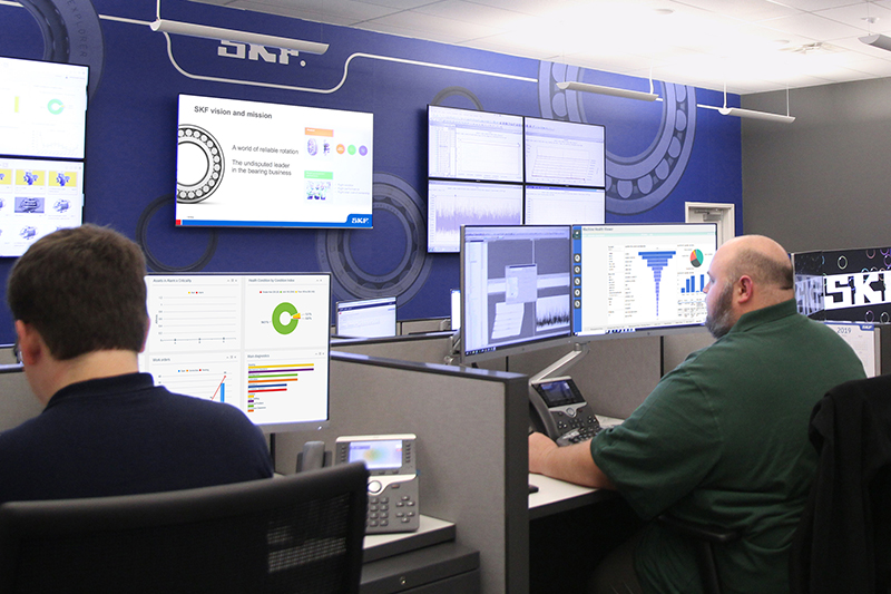 Plant maintenance is committed to optimizing performance. SKF Pulse is the first step to optimized machine health across the organization. All images courtesy of SKF USA Inc.