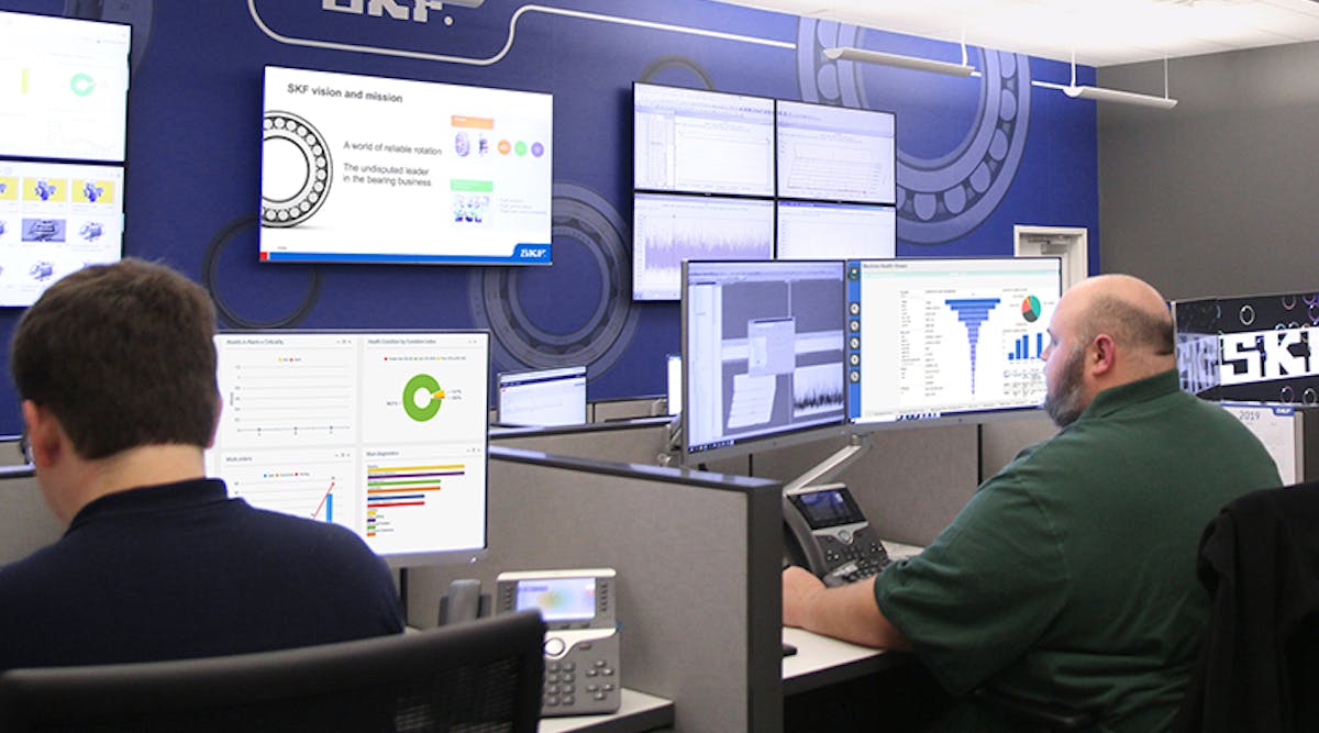 Plant maintenance is committed to optimizing performance. SKF Pulse is the first step to optimized machine health across the organization. All images courtesy of SKF USA Inc.