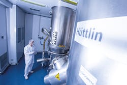 Fluid bed technology from Bosch’s subsidiary Hüttlin offers pharmaceutical manufacturers flexible and fast production processes. Images courtesy of Bosch Packaging Teschnology Fluid bed technology from Bosch’s subsidiary Hüttlin offers pharmaceutical manufacturers flexible and fast production processes. Images courtesy of Bosch Packaging Teschnology