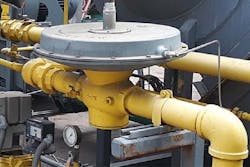 Diaphragm-operated gas control valve. Image courtesy of Fischer Technical Services Diaphragm-operated gas control valve. Image courtesy of Fischer Technical Services