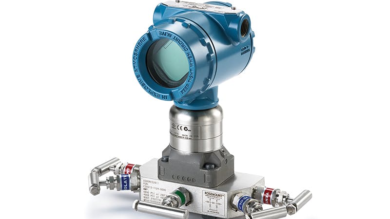 Figure 1. Pressure transmitters, such as those in Emerson&rsquo;s Rosemount 3051 pressure transmitter family, provide a high degree of precision and versatility for DP level applications. All images courtesy of Emerson
