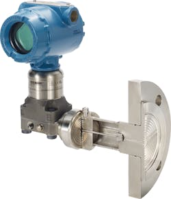 Figure 5. This cutaway view of Emerson’s Rosemount 3051S Thermal Range Expander shows how it uses two fill fluids in sealed capillaries to carry pressure but not heat to the transmitter, ensuring fast response time and low maintenance. Figure 5. This cutaway view of Emerson’s Rosemount 3051S Thermal Range Expander shows how it uses two fill fluids in sealed capillaries to carry pressure but not heat to the transmitter, ensuring fast response time and low maintenance.