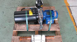 A hydraulic pump package. Photo courtesy of Amin Almasi.
