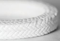 PTFE braided packing for food service, which complies with the FDA and USDA requirements under Title 21 Food and Drugs, 178.2570, Lubricants with Incidental Food Contact, 177.1550, Perfluorocarbon Resins. All images courtesy of SEPCO. PTFE braided packing for food service, which complies with the FDA and USDA requirements under Title 21 Food and Drugs, 178.2570, Lubricants with Incidental Food Contact, 177.1550, Perfluorocarbon Resins. All images courtesy of SEPCO.