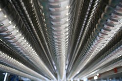 Using corrugated tube heat exchangers reduces fouling and improves energy efficiency. All images courtesy of HRS Heat Exchangers