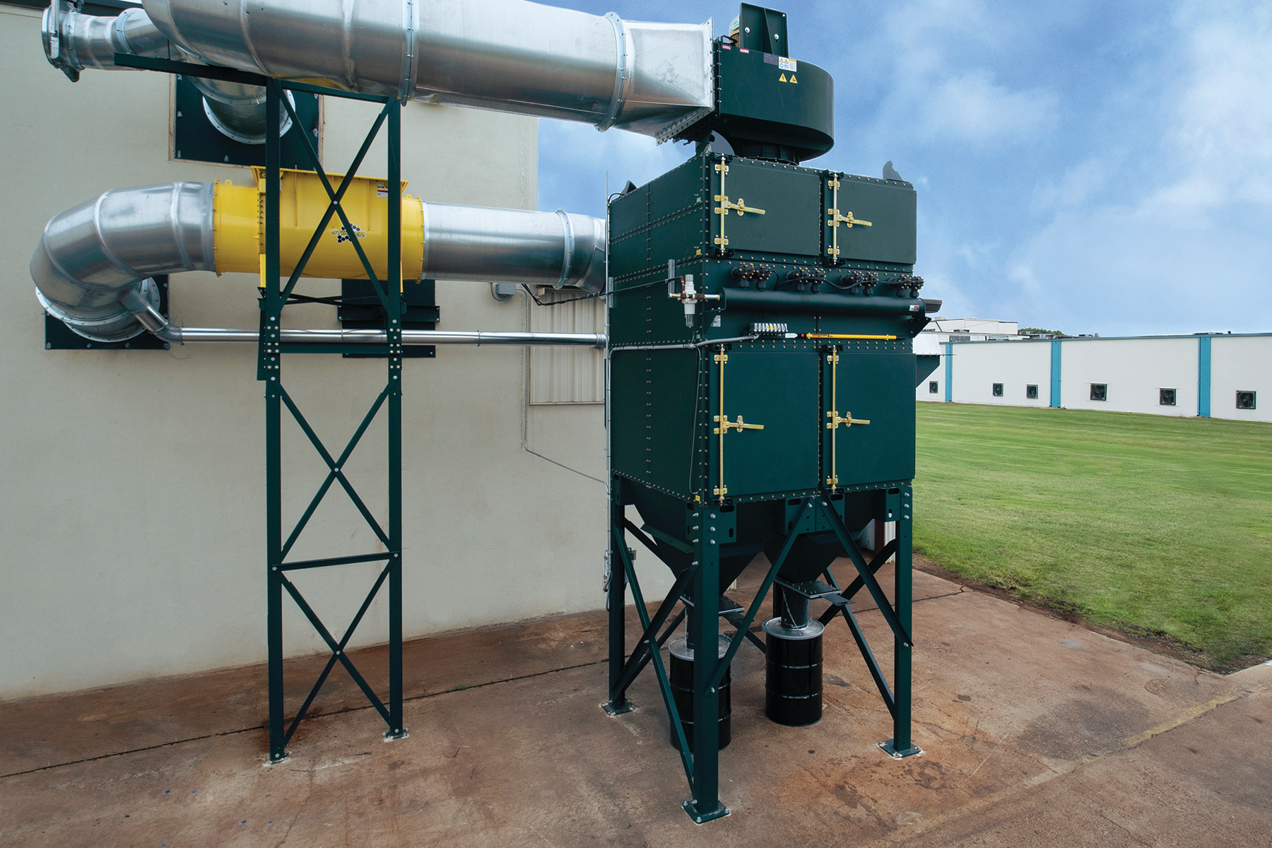 Industrial dust collector All photos courtesy of Camfil Air Pollution Control