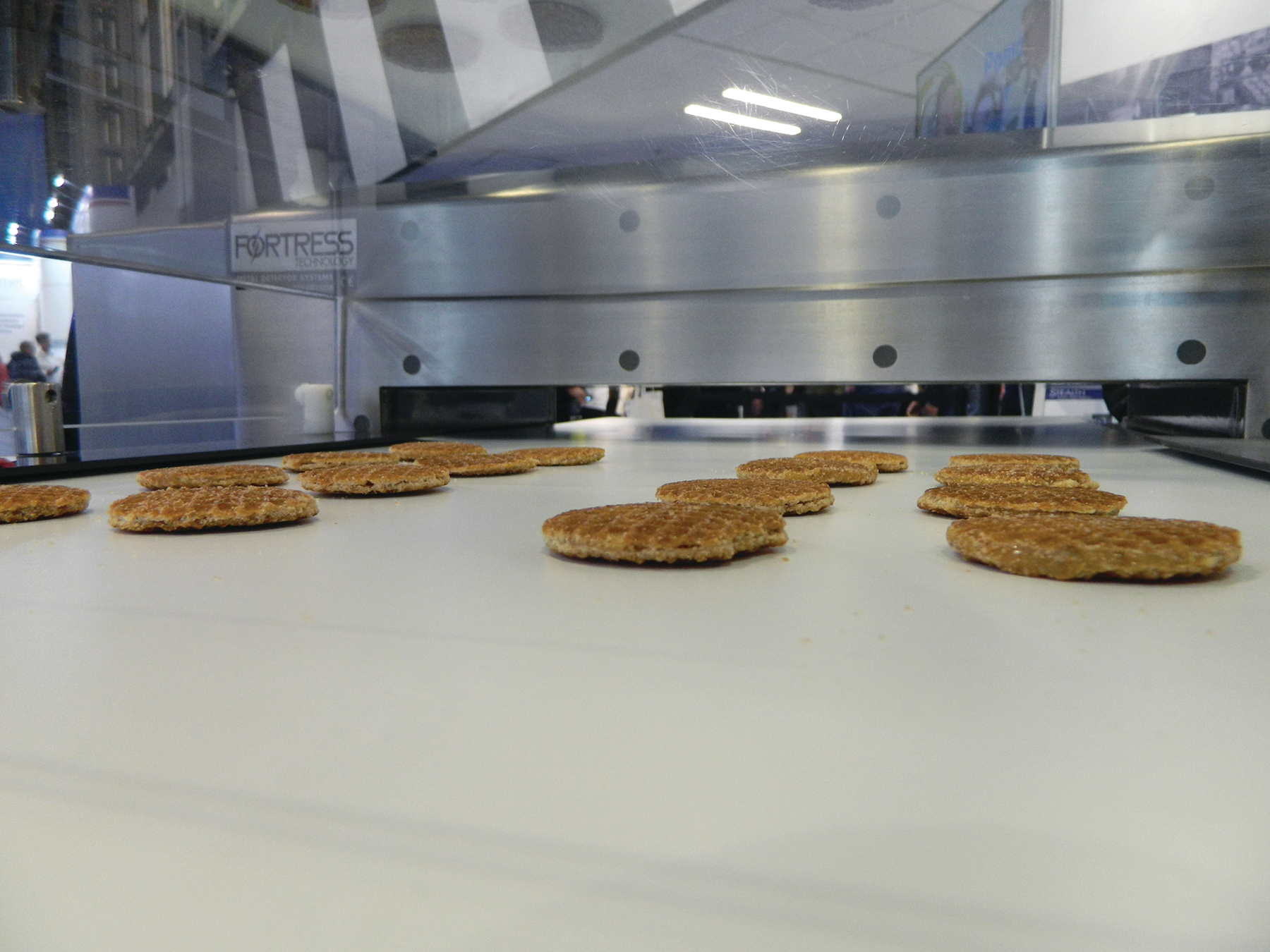 Image 1. With a second electromagnetic field, Fortress&rsquo; Interceptor DF, scans vertically and horizontally, proving reliable at detecting very thin flakes and foils Images courtesy of Fortress Technology