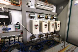 Figure 3: Todays VFDs are highly networkable, which reduces field wiring and expands the amount of data monitoring and advanced configuration and control available to users. Figure 3: Todays VFDs are highly networkable, which reduces field wiring and expands the amount of data monitoring and advanced configuration and control available to users.