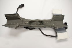 Figure 3: Hot face of cloth heating jacket Figure 3: Hot face of cloth heating jacket