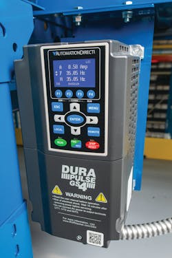 Figure 1: Modern VFDs, like this model from AutomationDirect, have many settings and operating modes, each of which must be properly selected for best process or equipment operation.
