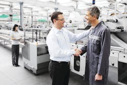 During aftercare, the audit and field service team check whether the measures have produced the desired results. During aftercare, the audit and field service team check whether the measures have produced the desired results.