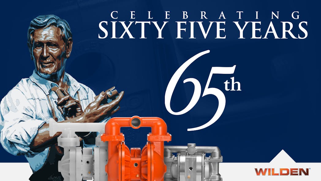 Wilden celebrates 65 years of simple, reliable & efficient AODD pump