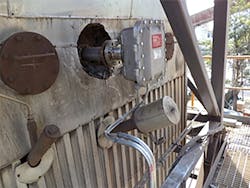 Figure 3, bottom: Extreme example of very large diameter pipe, high temperature insulation, dusty, outdoor, above-ground installation point, and in Div.1/Zone 1 type Ex location that were made clear at the beginning to ensure first-time right success Figure 3, bottom: Extreme example of very large diameter pipe, high temperature insulation, dusty, outdoor, above-ground installation point, and in Div.1/Zone 1 type Ex location that were made clear at the beginning to ensure first-time right success