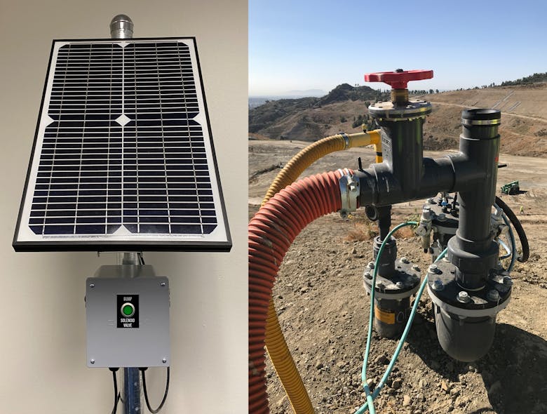 Figure 4: The Quantum Automation QBumpBox solution provides an economical and easily installed way for landfill gas recovery operators to support hundreds of processing well sites.