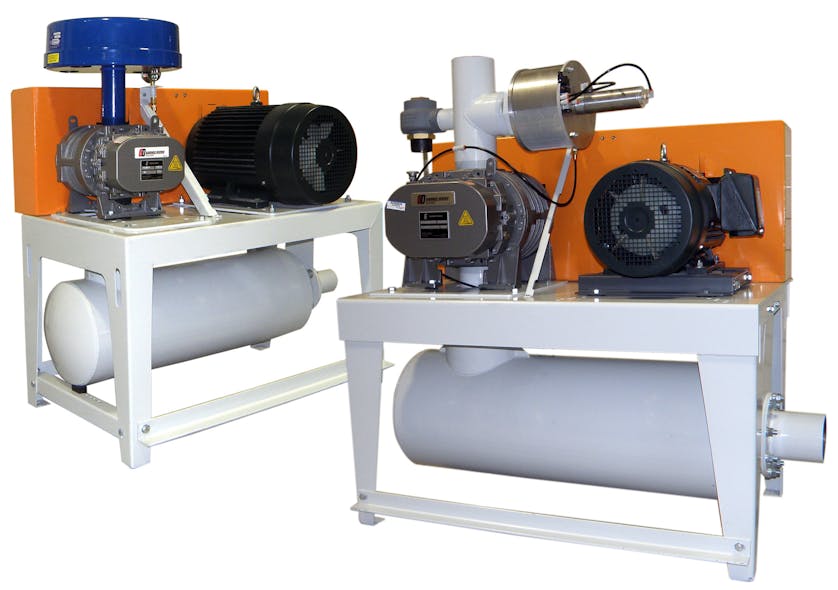 PD BLOWER PACKAGES FOR CONVEYING SYSTEMS