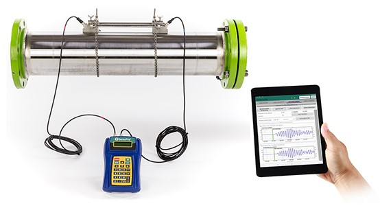 PORTABLE CLAMP-ON ULTRASONIC FLOWMETER