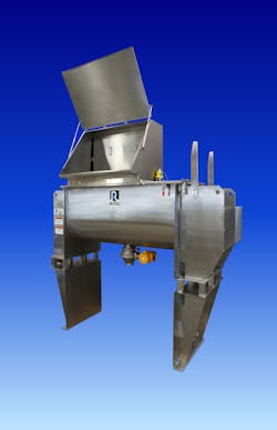 SANITARY RIBBON BLENDER WITH BAG UNLOADING STATION SANITARY RIBBON BLENDER WITH BAG UNLOADING STATION