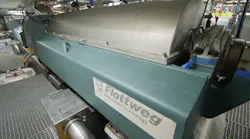 Onboard Starbound, the Flottweg equipment is used to separate the meat from the liquid. With the surimi lines, Aleutian also separates fish meal and fish oil using a Flottweg Tricanter to separate the solids from the oil and the meat.