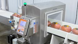 Metal detectors offer end-to-end protection against dangerous metal contaminants and are used for both raw materials and finished goods inspection. Metal detectors offer end-to-end protection against dangerous metal contaminants and are used for both raw materials and finished goods inspection.