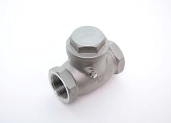 Figure 2: Stainless steel swing check valve Figure 2: Stainless steel swing check valve