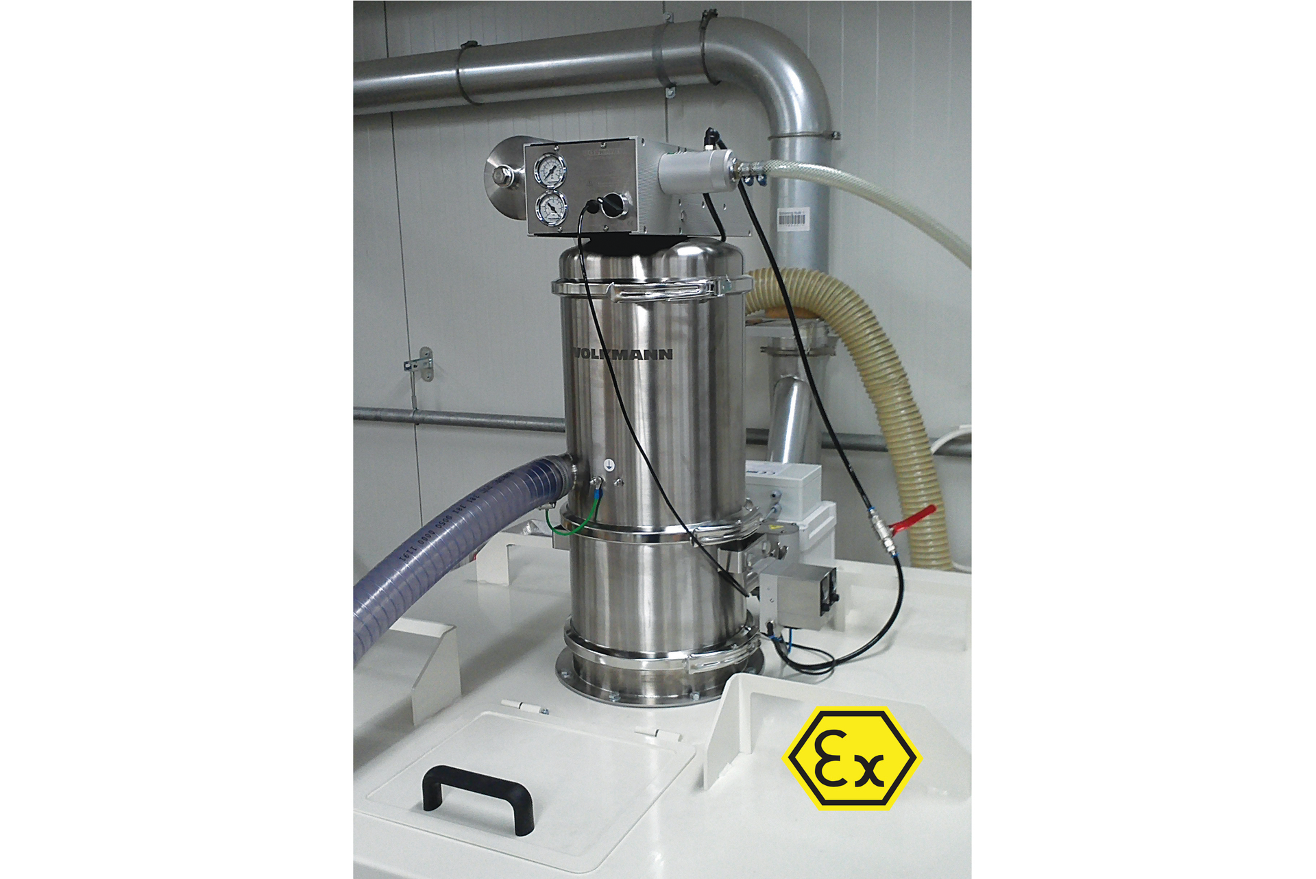 Volkmann Pneumatic Conveyorwith Atex Horizontal 606cc47a24d43