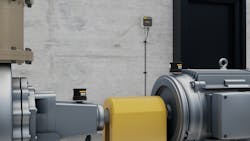 Wireless sensors, mounted on machinery, can monitor machines for specific attributes and use cloud-based software to send instant alarms to maintenance teams when a machine’s condition changes or falls outside of tailored thresholds. Wireless sensors, mounted on machinery, can monitor machines for specific attributes and use cloud-based software to send instant alarms to maintenance teams when a machine’s condition changes or falls outside of tailored thresholds.