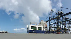 Figure 1: A tanker offloading fructose.