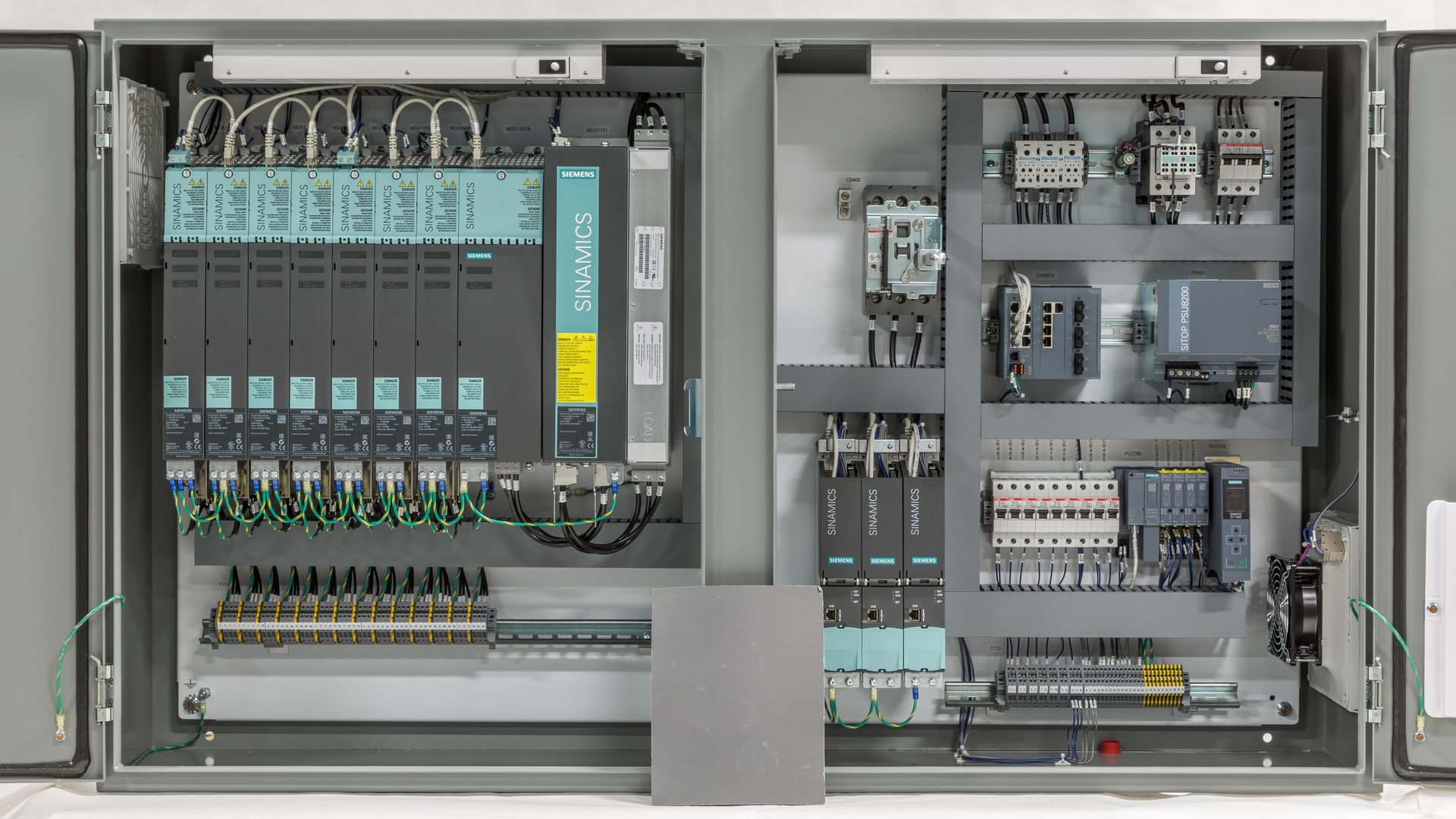Figure 1: A networked, multi-axis drive system components