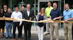 Trelleborg Sealing Solutions Employees Gathered At The Ontario Facility For The Ribbon Cutting Ceremony (002)