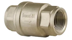 Inline check valve