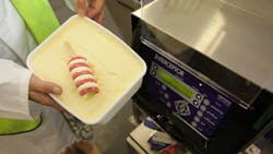 A change of just 5°C is enough to affect product characteristics and disrupt product signals but can be overcome by metal detectors running multiple frequencies simultaneously. A change of just 5°C is enough to affect product characteristics and disrupt product signals but can be overcome by metal detectors running multiple frequencies simultaneously.