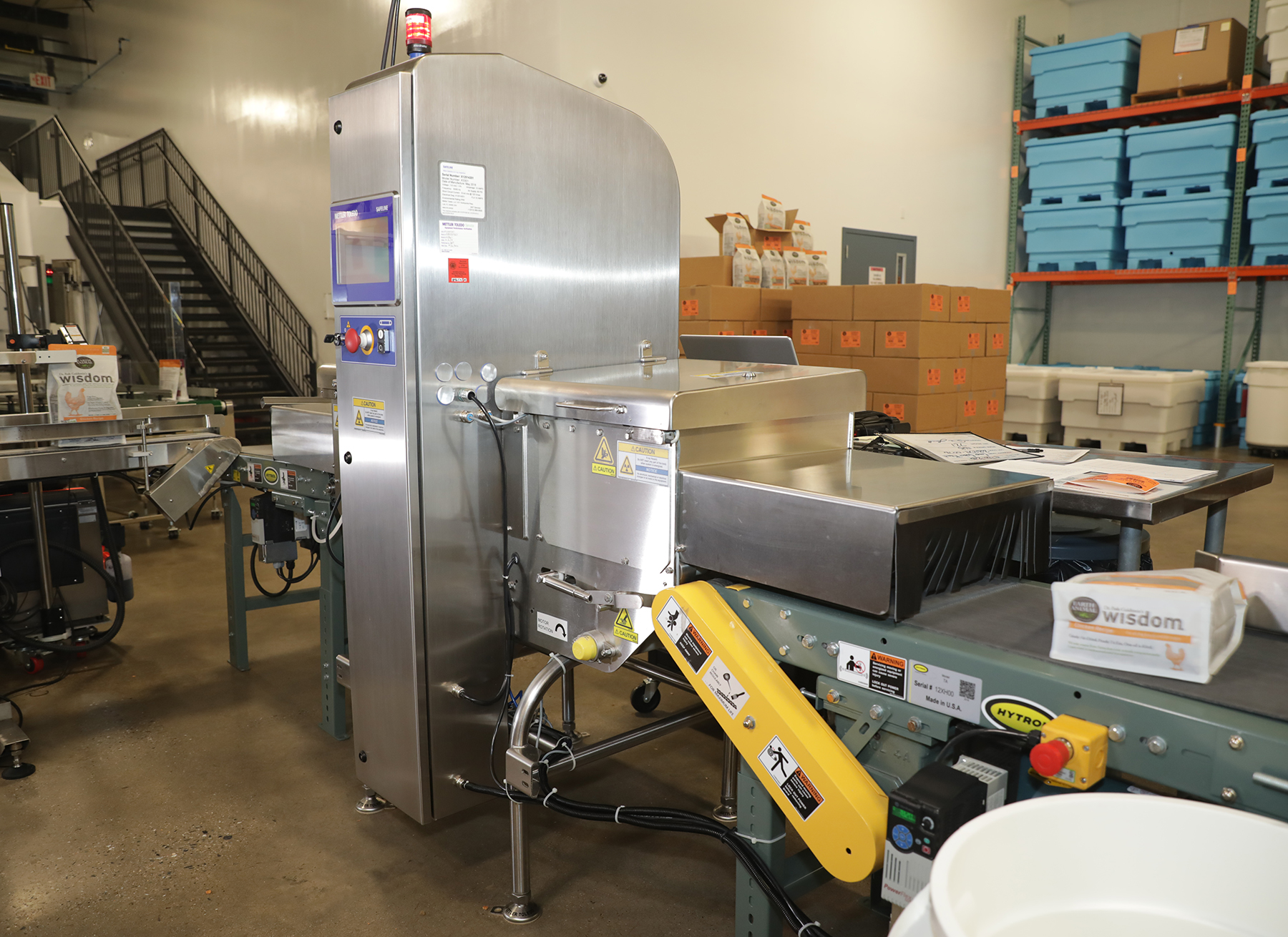 Earth Animal relies on a X33 X-ray system from Mettler-Toledo Safeline to help ensure final product quality.