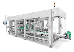 The Sigpack TTM2 top load cartoners with patented format changeover from Syntegon are part of the systems for Leclerc. The Sigpack TTM2 top load cartoners with patented format changeover from Syntegon are part of the systems for Leclerc.