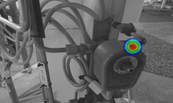 Figure 1: HD acoustic imaging devices can produce precise images from sounds that visually display ultrasonic information. Figure 1: HD acoustic imaging devices can produce precise images from sounds that visually display ultrasonic information.