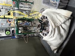 Figure 5: This control valve is subjected to temperature cycling in a lab to develop temperature simulation models and verify their accuracy. Figure 5: This control valve is subjected to temperature cycling in a lab to develop temperature simulation models and verify their accuracy.