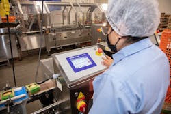 The C33 checkweigher at Table Talk Pies detects and rejects over- and under-weight packages