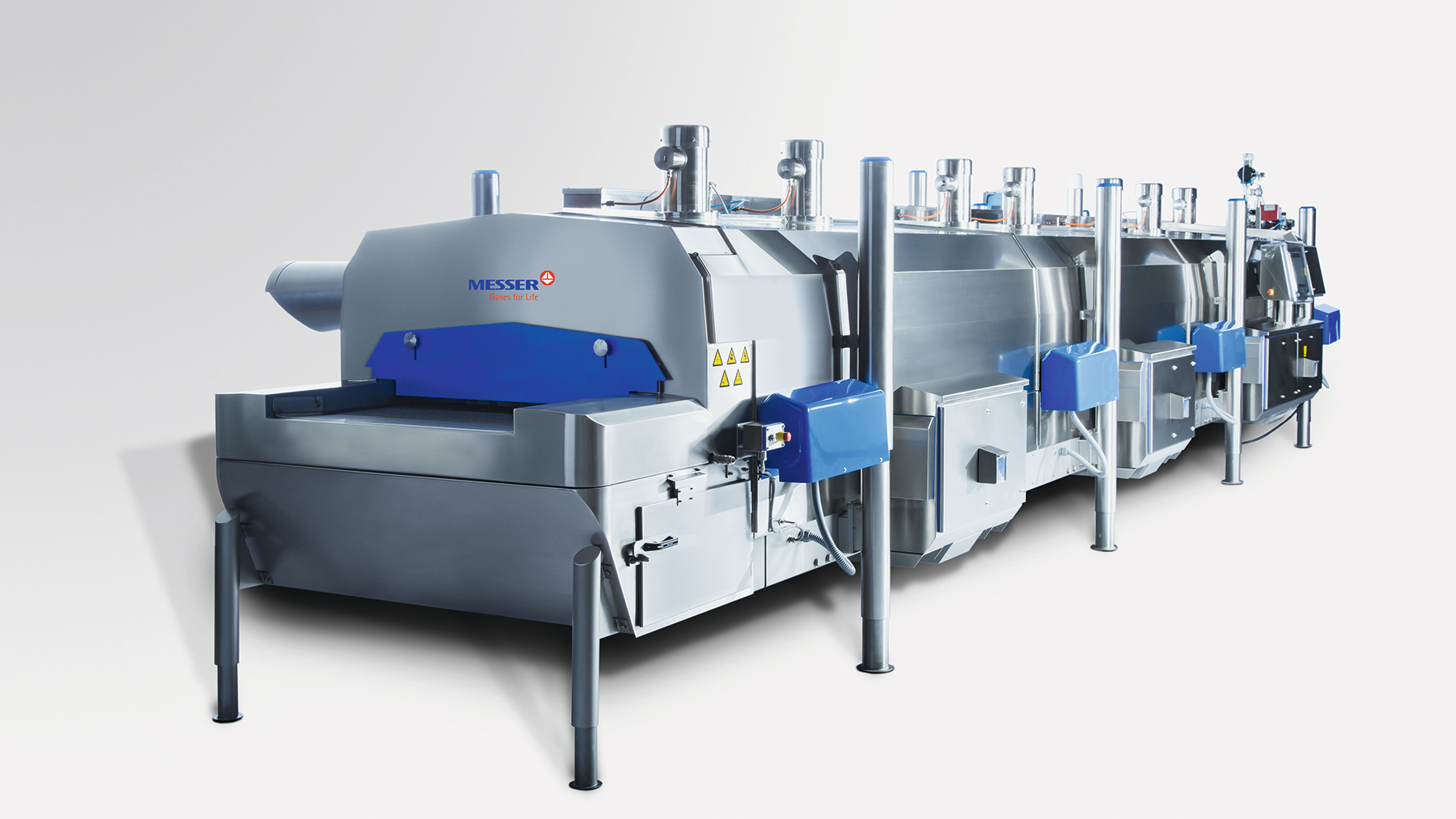 The Messer Wave Impingement freezer gives food processors new levels of IQF quality and productivity.