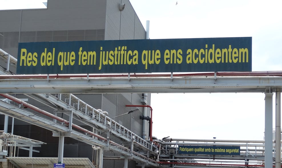 The prominent signs that are displayed at the CRODA Iberica SA chemical manufacturing facility in Mevisa, Spain, serve as a constant reminder for its employees that an accident-free, safety-first workplace is the ultimate goal. Helping them achieve that goal are various models of Almatec air-operated double-diaphragm (AODD) pumps with their ability to reliably provide safe and secure handling of even the most dangerous or hazardous raw materials and finished chemicals.
