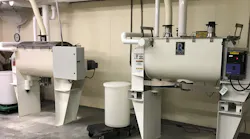 Specifying the new blender (right) was simple because it would be handling the same materials as another of the company’s blenders (left).