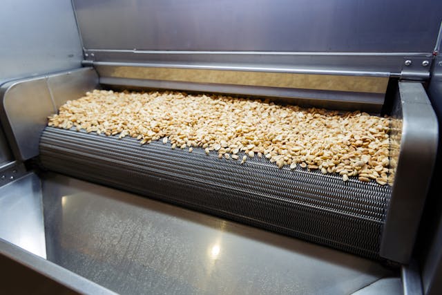 Food processing dust, such as peanut particle matter, that is not properly controlled can contaminate products and equipment throughout a facility.