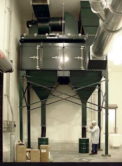 Custom designed and installed dust collection systems help food manufacturers reduce worker exposure and combustible dust incidents. Custom designed and installed dust collection systems help food manufacturers reduce worker exposure and combustible dust incidents.
