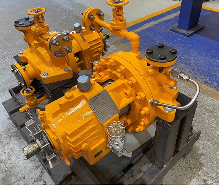 The refurbished pumps conform to the 11th edition of API 610.
