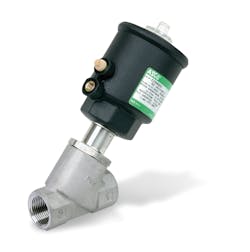 The internal wetted components of Emerson&rsquo;s ASCO Series 290 angle body piston valves are compliant with Food Safe (EC-1935/2004) and FDA (CFR 21) regulations, making it highly suitable for auxiliary fluids such as steam or water.