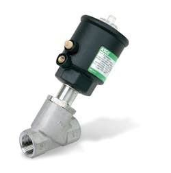 The internal wetted components of Emerson’s ASCO Series 290 angle body piston valves are compliant with Food Safe (EC-1935/2004) and FDA (CFR 21) regulations, making it highly suitable for auxiliary fluids such as steam or water. The internal wetted components of Emerson’s ASCO Series 290 angle body piston valves are compliant with Food Safe (EC-1935/2004) and FDA (CFR 21) regulations, making it highly suitable for auxiliary fluids such as steam or water.