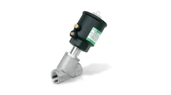 The internal wetted components of Emerson’s ASCO Series 290 angle body piston valves are compliant with Food Safe (EC-1935/2004) and FDA (CFR 21) regulations, making it highly suitable for auxiliary fluids such as steam or water.