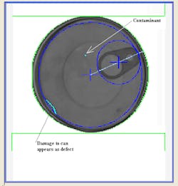 Detailed information about the geometry of the can means the pull tab can be automatically located and defined as an area of lower sensitivity Detailed information about the geometry of the can means the pull tab can be automatically located and defined as an area of lower sensitivity