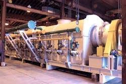 An indirect rotary kiln awaiting shipment. An indirect rotary kiln awaiting shipment.